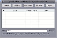 FLV to Apple TV Converter is a powerful FLV to Apple TV Converter.