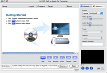 ImTOO DVD to Apple TV Converter for Mac: DVD to Apple TV Converter Mac Software