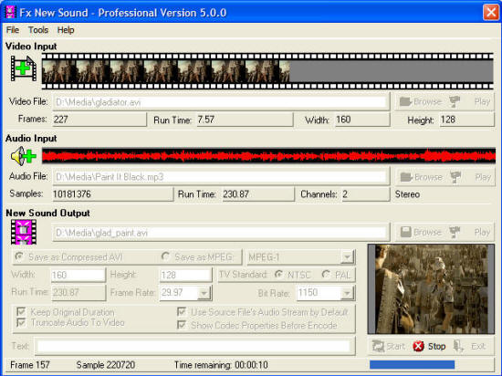 You can easily replace the garbled, random sound in your home movies with music or narration or add sound to silent movies using this movie audio replacement tool.