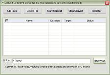 Aplus Flv music to mp3 music Converter is flv music to mp3 music.