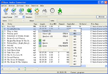 Ease Aduio Converter convert MP3,WAV, WMA, OGG, AAC, FLAC,APE,MPC,wv and spx from one to another.