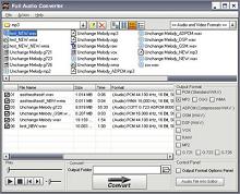 Full Audio Converter, MP3 Converter, Full Featured Audio Converting Software For Home Users