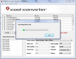 Cool All Media to Audio Converter offers easy, completed way to convert all media including all popular vide and audio files to audio format.