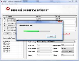 Cool Music Converter provides an easy and completed way to convert between MP3, AAC, AC3, AMR, M4A, OGG, and WAV audio, such as MP3 to AAC, AAC to MP3, OGG to AMR, and M4A to MP3, MP3 to OGG.