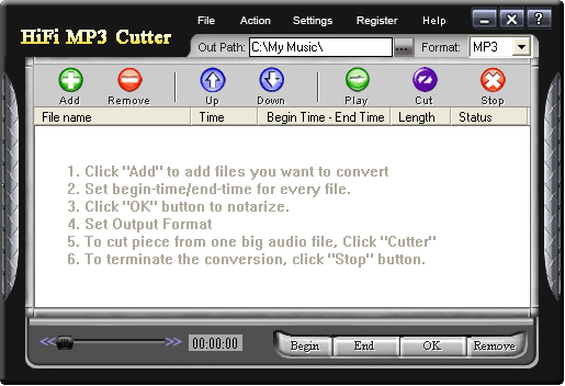 HiFi MP3 Cutter - MP3 Cutter, MP3 Splitter, Cut MP3 files software