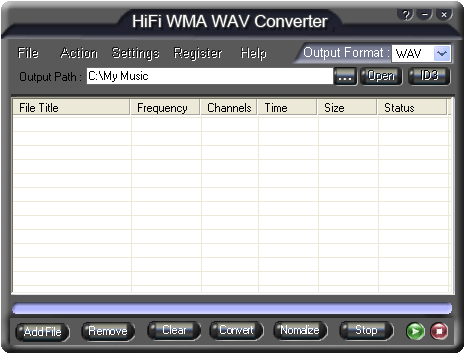 HiFi WMA WAV Converter - Convert WMA to WAV Files, WAV to WMA Converter.
