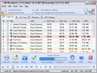 MP3Producer is an ideal solution for converting (grabbing) your audio CD collection to a variety of the most popular compressed audio formats
