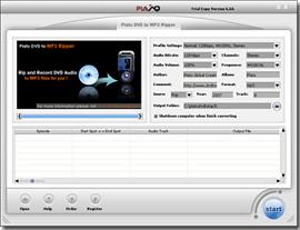 DVD to MP3 Software -- Plato DVD to MP3 Ripper,Rip DVD Audio to MP3 files ,Record DVD Movie Audio Content to MP3