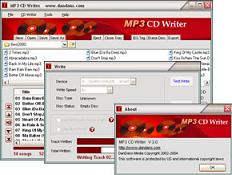 MP3 CD Writer, CD Burning Software, CD Burner Software, Burn Your Own Audio CD or MP3 CD
