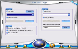 DVD copy software to backup your DVD movies to DVD +R/RW or -R/RW.