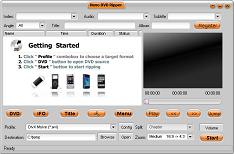 Nevo DVD Ripper can rip DVDs to VCD,SVCD,MPEG,MPG,DIVX,XVID