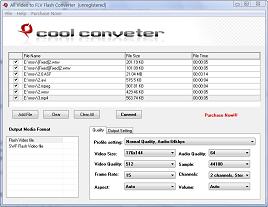 Cool All Video to FLV Flash Converter is professional Flash video converter software