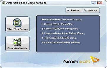 Aimersoft iPhone Converter Suite – iPhone Video Converter, Rip DVD to iPhone Converter
