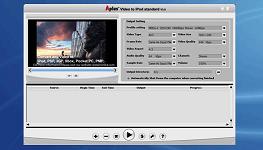 Aplus Video to iPod Standard Converter is able to convert almost all kinds of video files to iPod MP4 file.