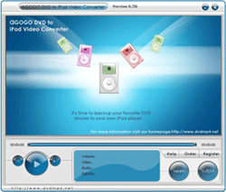 DVD to iPod Video Converter software - agogo DVD to iPod ripper , Convert DVD to iPod MP4 video format without any loss of quality