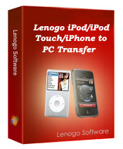 iPod/iPod Touch/iPhone to PC Transfer is an ultimate application for transferring songs and videos from an iPod/iPod Touch/iPhone to  PC.