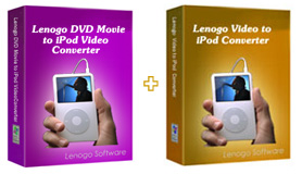 DVD to iPod Converter + Video to iPod PowerPack: any video you watch on PC can be put on iPod.
