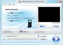 Moyea YouTube to iPod Converter - Download and convert youtube video for your iPod