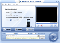Moyea DVD to iPod Converter - easy rip DVD to MP4 video for iPod