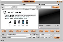 Nevo iPod Suite - DVD to iPod and iPod Video Converter