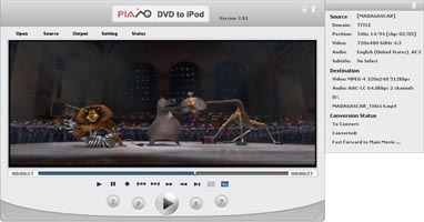 DVD to iPod Ripper Software -- Plato DVD iPod Ripper, Rip your DVD to iPod mp4 video.
