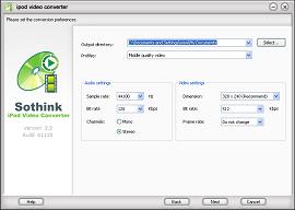Sothink iPod Video Converter, fast Video to iPod Converter