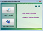 Wondershare iPod Video Suite - Convert DVD to iPod Classic, Convert Video to iPod Classic, iPod Touch, iPod Nano