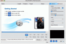 Xilisoft DVD to iPod Converter for Mac - Mac DVD to iPod Converter software