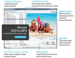 Movavi DVD to MP4 - convert DVD to mp4, DVD to MPEG4