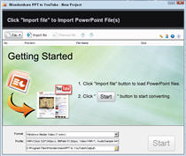 Convert PowerPoint to YouTube video - Wondershare PPT to YouTube - PowerPoint on YouTube