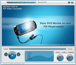 Agogo DVD to PSP Ripper helps you easily convert them to a format that PSP understands.