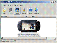 Alive PSP Video Converter is an all-in-one video converter to convert popular video to PSP MP4 format.