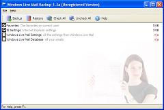 Windows Live Mail Backup
