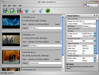 ABC Video Converter Pro is a very powerful video format converter