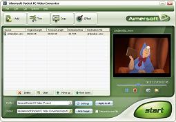 Aimersoft Pocket PC Video Converter - Convert Video to Pocket PC, Pocket Video, Video to WMV