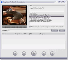 A-WIN AnyMpeg PocketPC Converter 3.0 is professional Pocket PC converter software