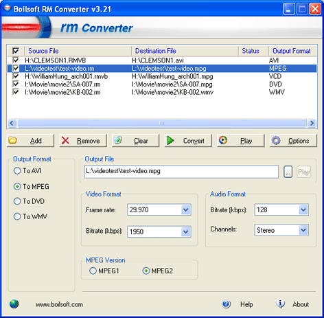 RM Converter, Convert RM to AVI, RM to MPEG, RM to VCD, RM to DVD