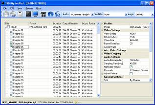 DVD Ripping Software. For Mobile Devices, iPod and PSP