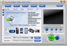 Movkit 3GP Video Converter - WMV to 3GP, RMVB to 3GP converter player