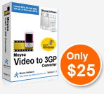 Moyea Video to 3GP Converter - Convert avi to 3gp, mpeg to 3gp, 3G2 for cell phone