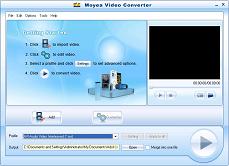 Moyea Video Converter - Convert video avi to mpeg, wmv to mp4
