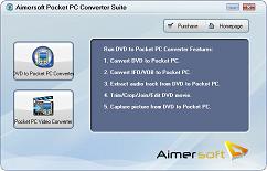 Aimersoft Pocket PC Converter Suite - DVD to Pocket PC Converter, Pocket PC Video Converter