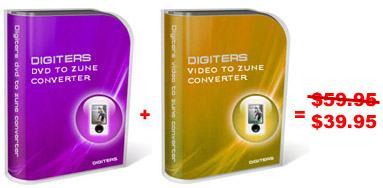 Digiters DVD to Zune Converter